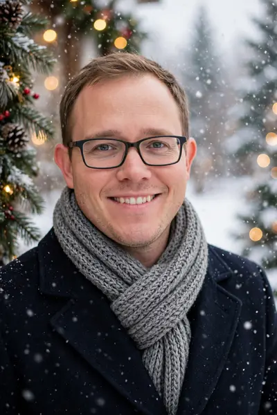 Snow Day portrait